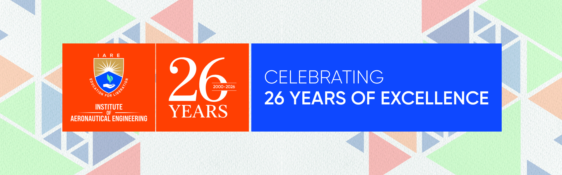 IARE 26 Years