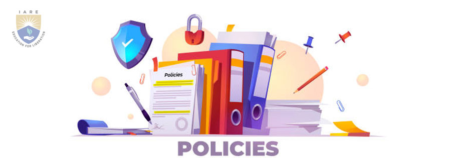 Institute of Aeronautical Engineering - IARE - Policies